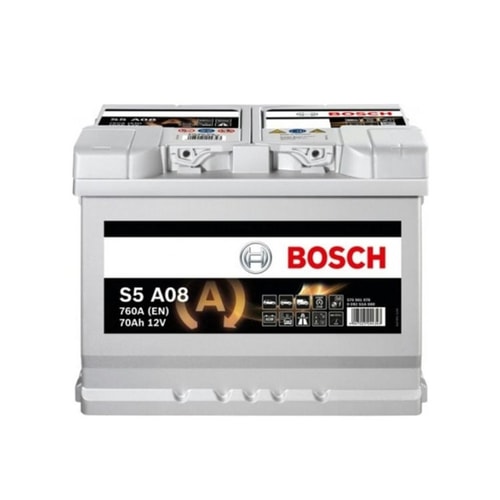 12V 70 Ah Bosch Akü S5A AGM R+ 0092S5A040
