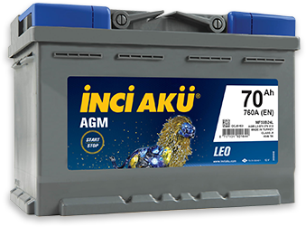İNCİ AKÜ START-STOP AGM LEO START-STOP AGM LEO